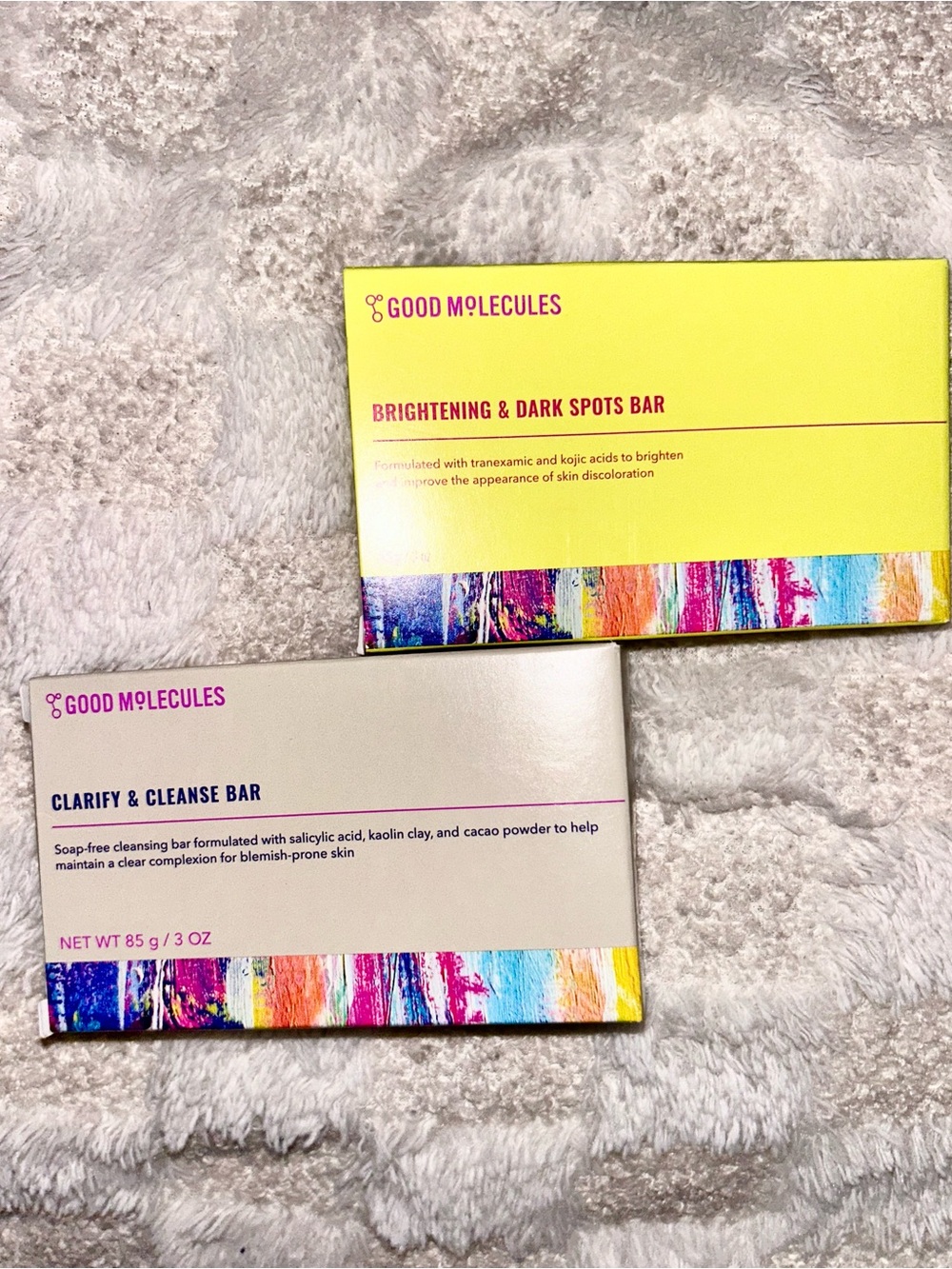 Good Molecules Brightening & Clarify Soap Bar Duo